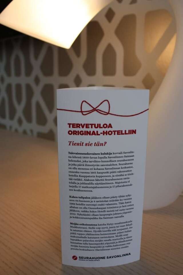 Отель Original Sokos Hotel Seurahuone Savonlinna Савонлинна-41